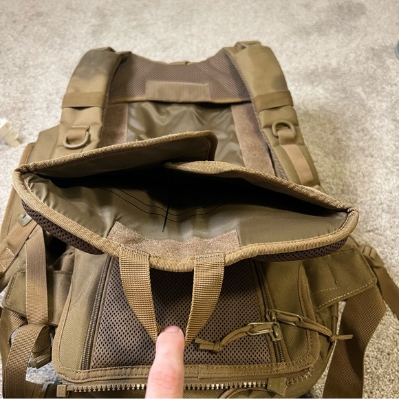 Tactical Baby Gear Daypack Diaper Bag And Baby Carrier Coyote Brown Diaper Bag - Picture 4 of 8